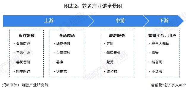 图表2：养老产业链全景图