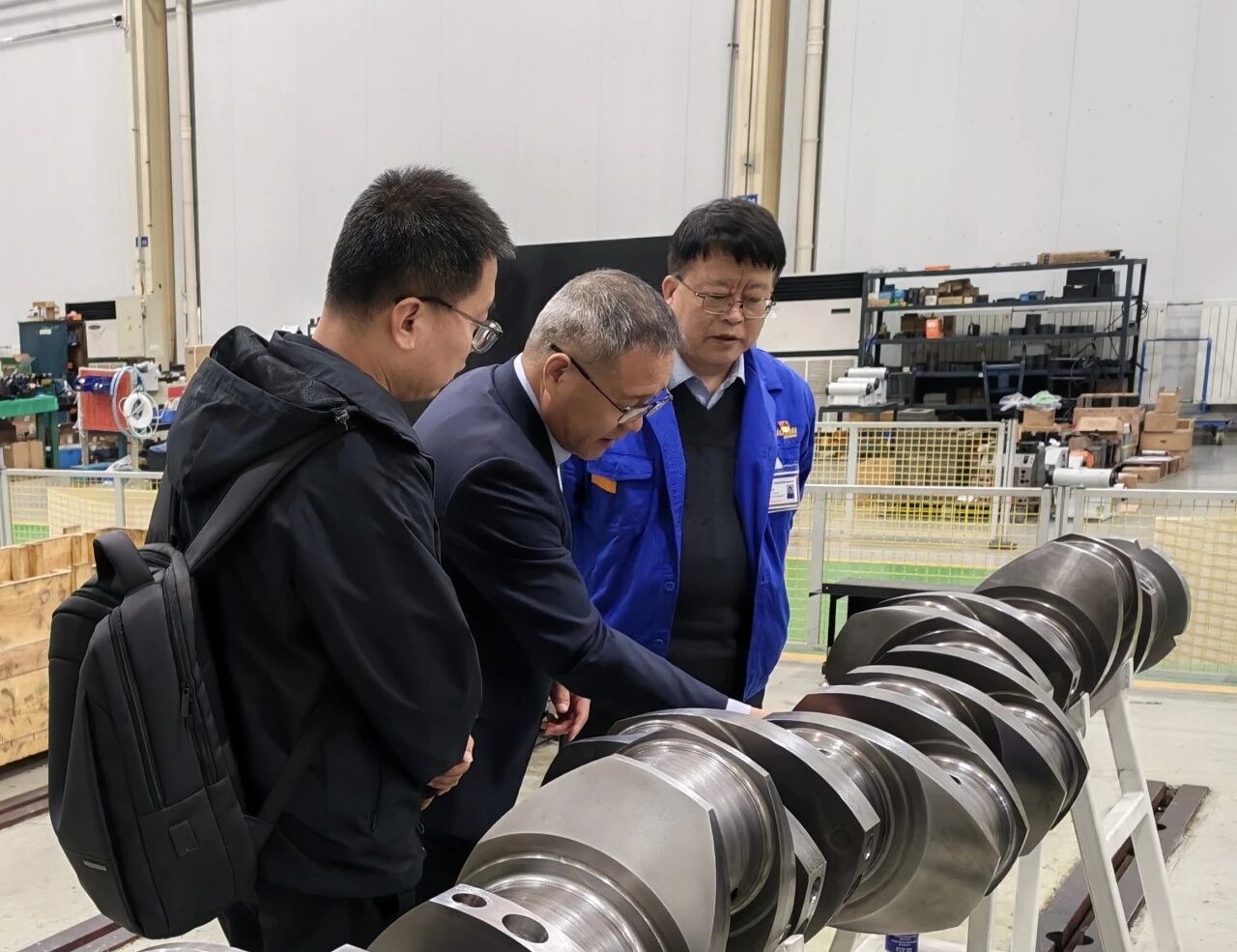 甘肃电气装备集团领导一行到访宝鸡机床集团