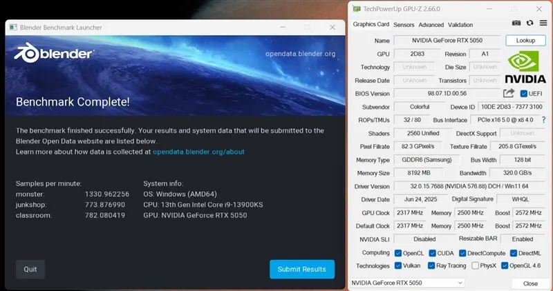 NVIDIA RTX 5050首发评测：DLSS4/AI/生产力全方面飞跃 完美替代RTX 3050