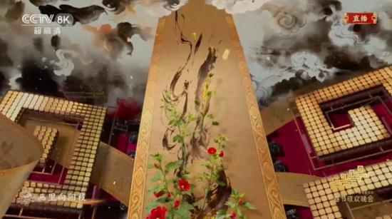 2026年央视春晚《贺花神》节目舞台画面