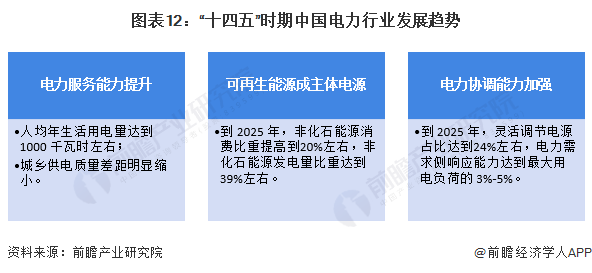 图表12：“十四五”时期中国电力行业发展趋势