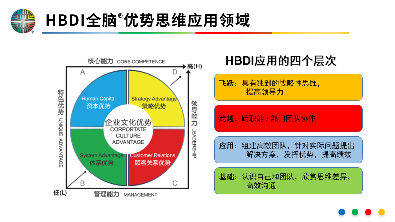 HBDI四级应用模式