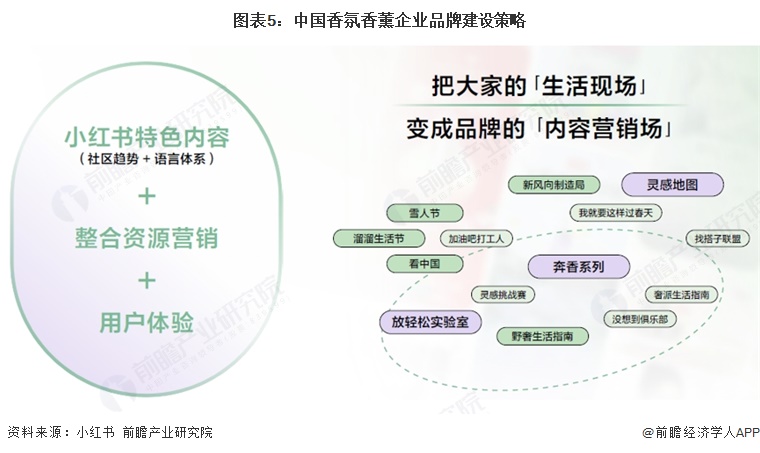 图表5：中国香氛香薰企业品牌建设策略  
