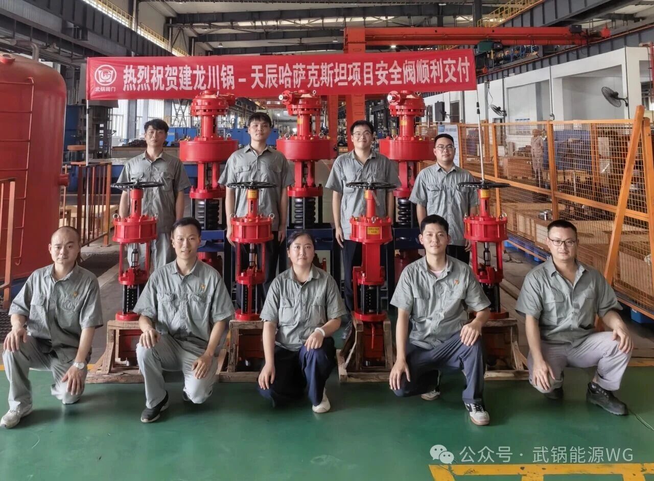 捷报！武锅阀门公司配套建龙川锅——天辰哈萨克斯坦项目安全阀顺利交付