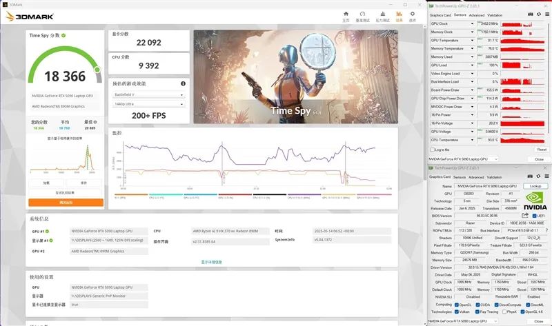 超轻薄RTX 5090游戏本体验《毁灭战士：黑暗时代》：DLSS 4轻松驾驭4K