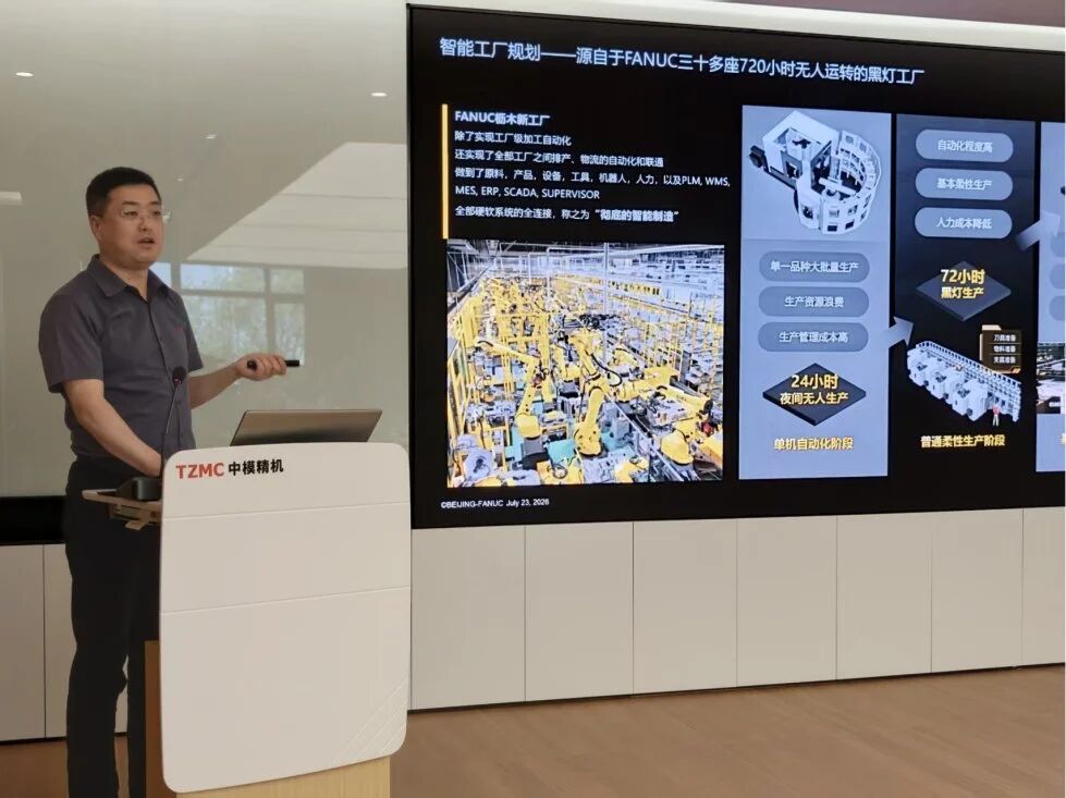 FANUC 高级技术研修班莅临天正模具公司参访交流