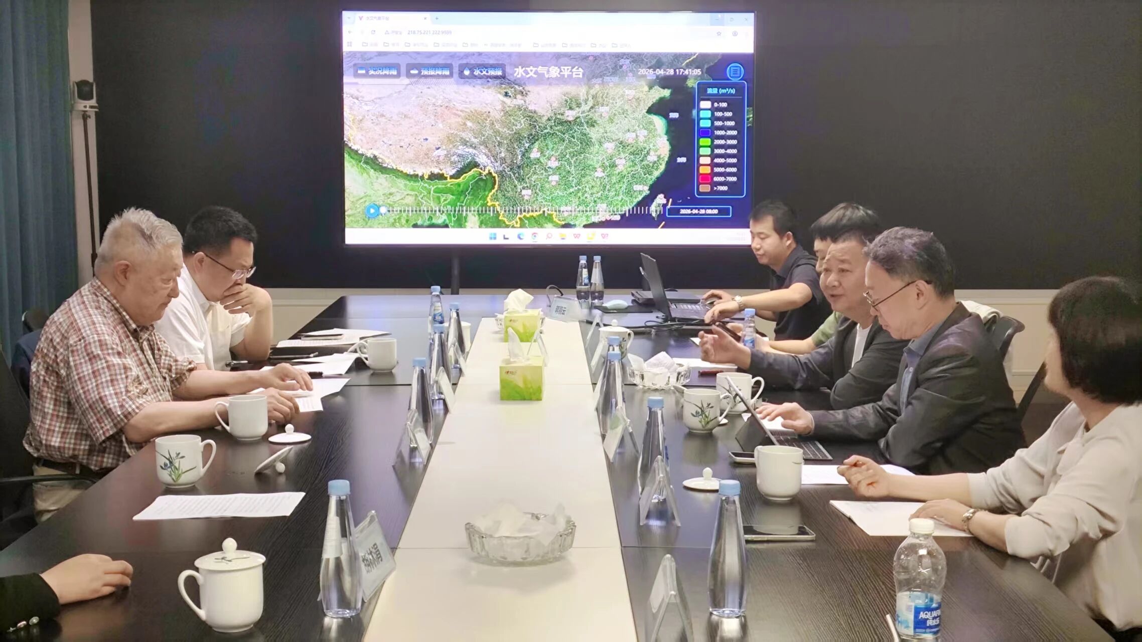 中国水科院王浩莅临南方阀门考察指导