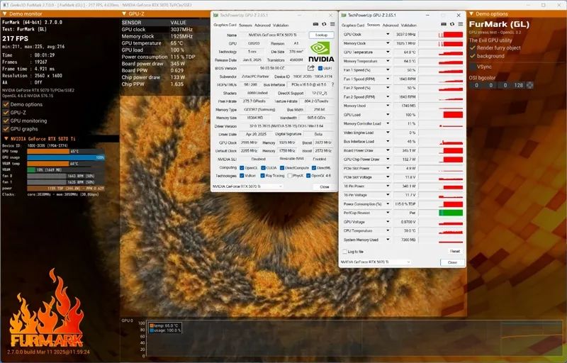 索泰RTX 5070 Ti天启显卡评测：启世之环再进化 豪华八热管旗舰级体验